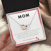 You Are My Rock-Foundation Necklace: A Tribute to Mom's Strength and Love