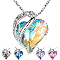 Heart Shaped Geometric Necklace Jewelry