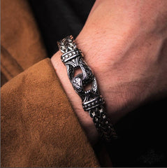 Men's Vintage Engraving Titanium Steel Bracelet