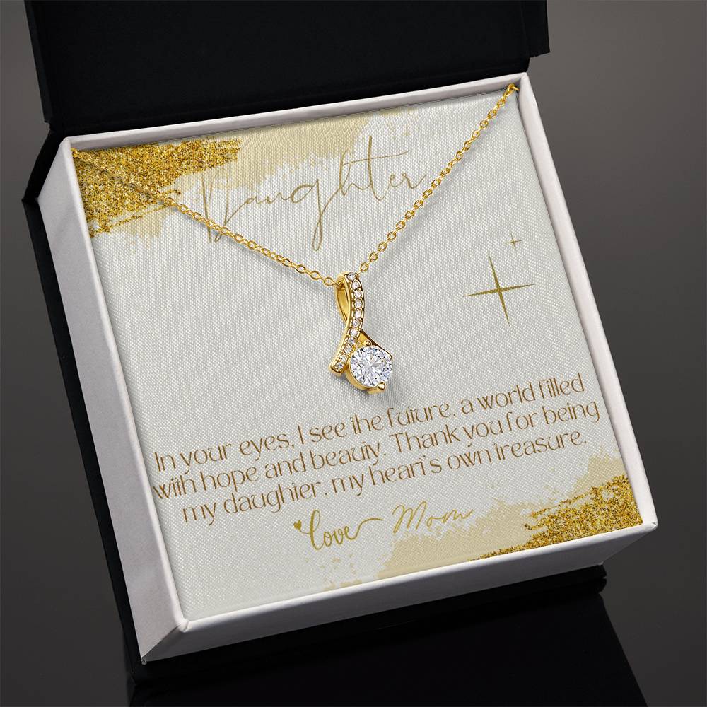 "Heartfelt Love: Mother-Daughter Love Necklace