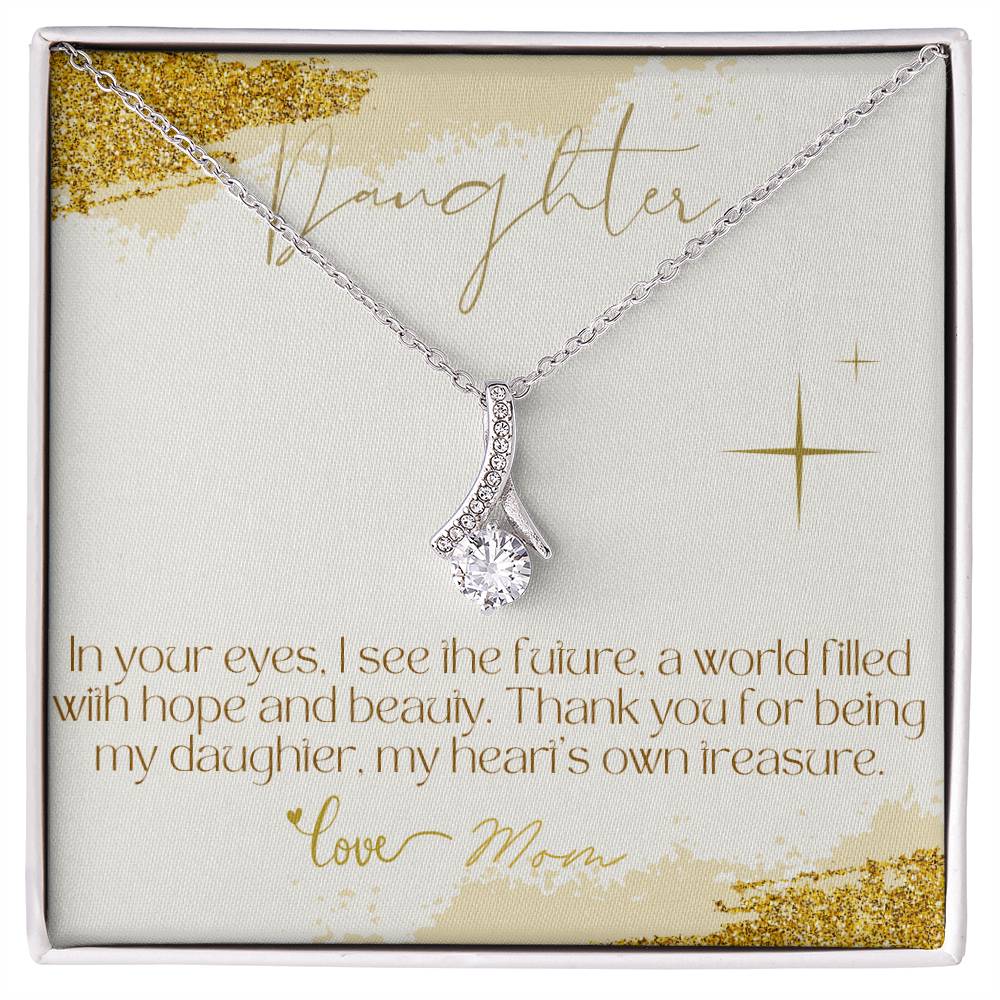 "Heartfelt Love: Mother-Daughter Love Necklace