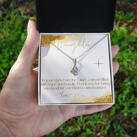 "Heartfelt Love: Mother-Daughter Love Necklace