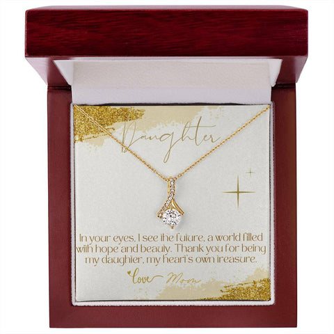 "Heartfelt Love: Mother-Daughter Love Necklace