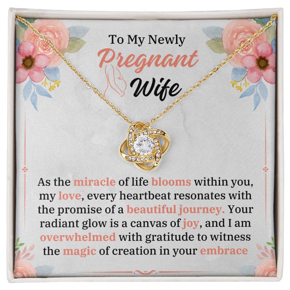 Newly Pregnant Wife/Gf - Love Knot Necklace