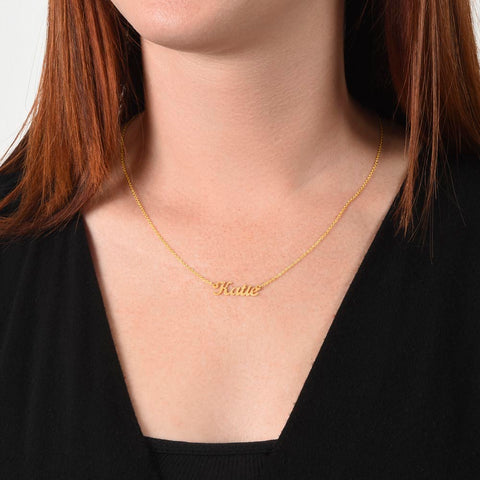 Cherished Memories: Custom Name Necklace