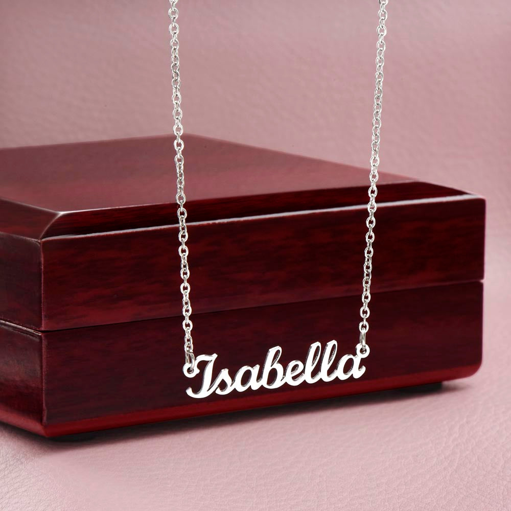 Cherished Memories: Custom Name Necklace