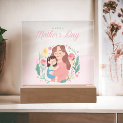 Forever Grateful: Acrylic Square Plaque for Mom, Mother's Day Gift