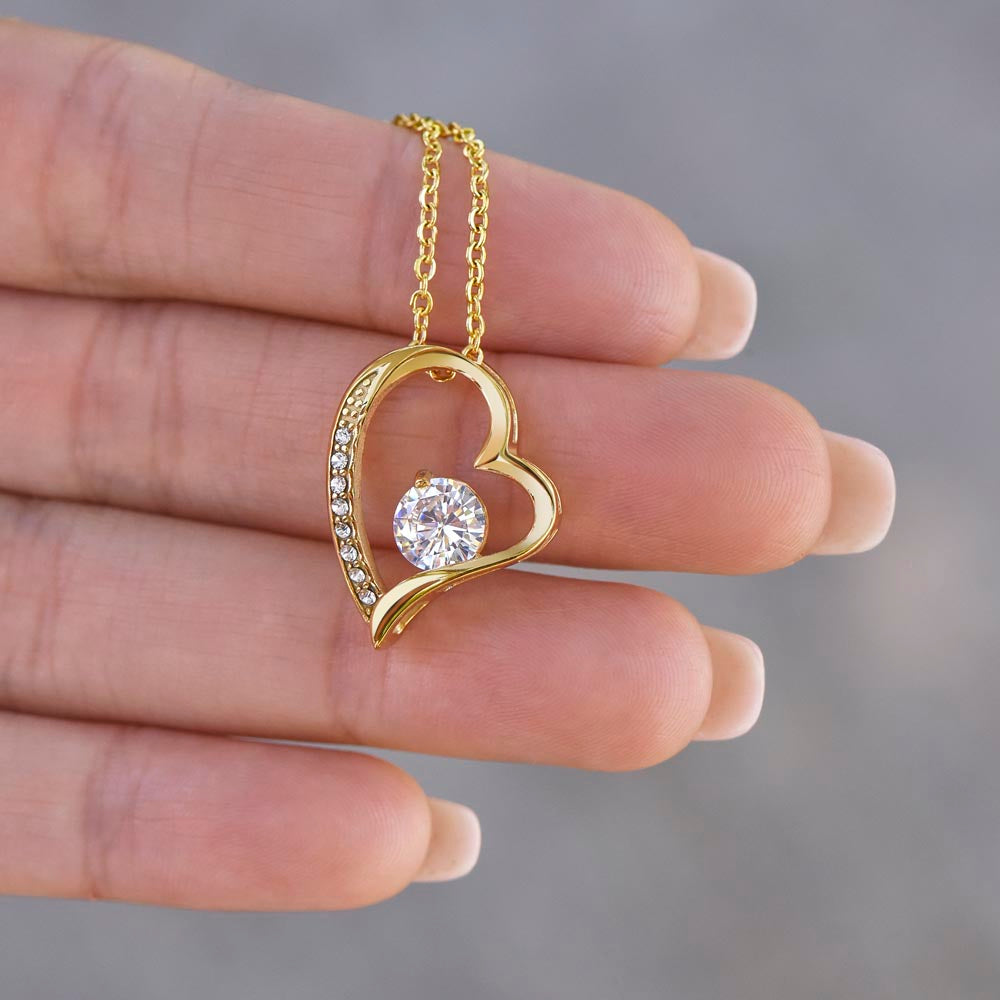 Forever Loved: A Heartwarming Message from Grandma and Grandpa Necklace